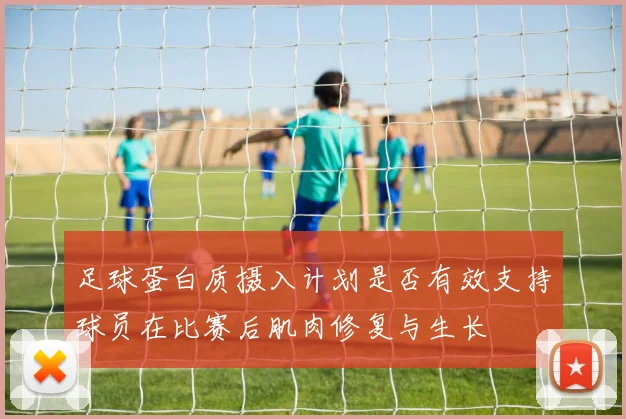 足球蛋白质摄入计划是否有效支持球员在比赛后肌肉修复与生长